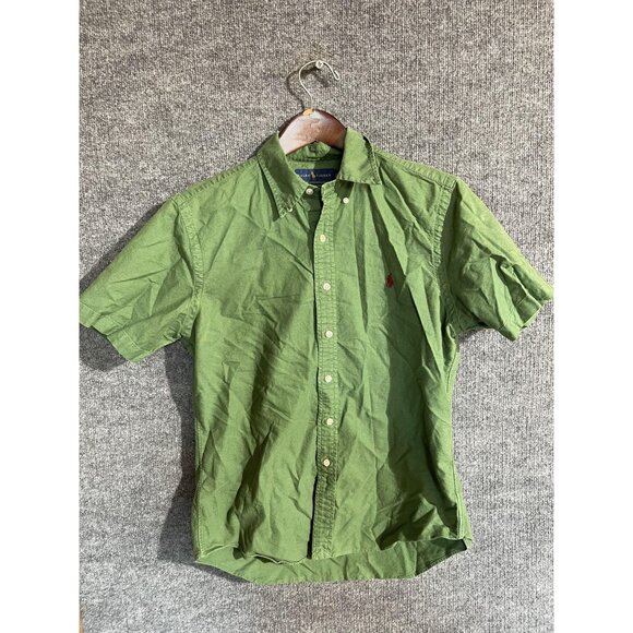 Ralph Lauren Other - Ralph Lauren Shirt Mens Small Green Classic Fit Short Sleeve Button Down Casual